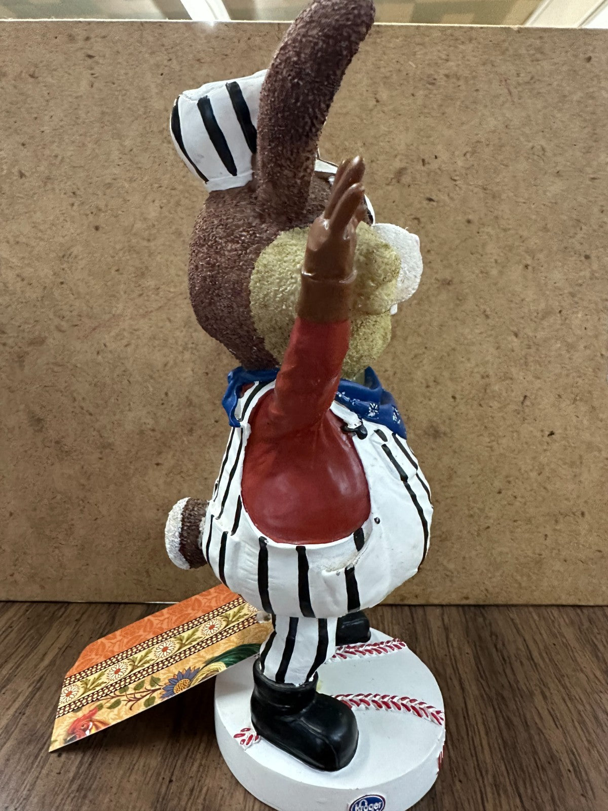 2003 Astros mascot Junction Jack bobble. 8” tall 3” wide