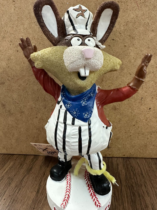 2003 Astros mascot Junction Jack bobble. 8” tall 3” wide