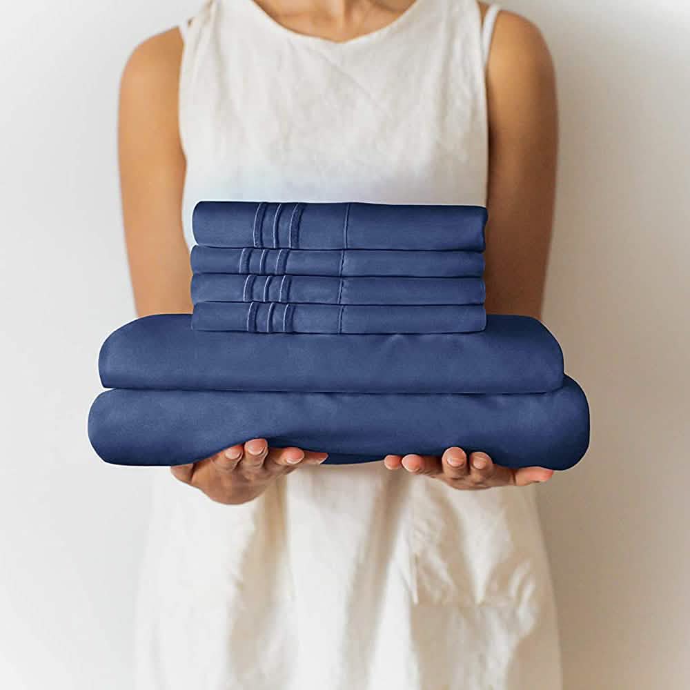 6-Piece Set: Hotel Luxury Bed Sheets
