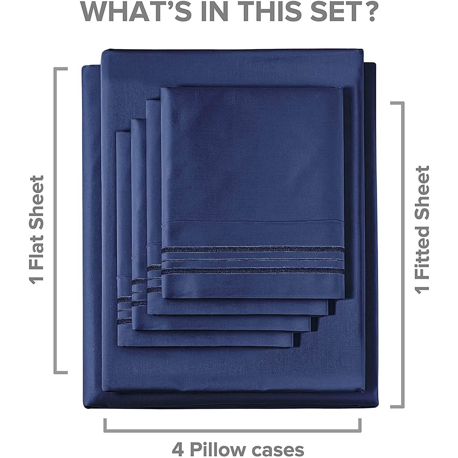 6-Piece Set: Hotel Luxury Bed Sheets